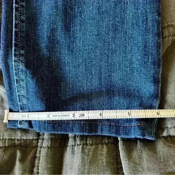 Rag & Bone Heritage Slim Fit High Rise Cigarette Vintage Jean in Dark Paz - Picture 9 of 11